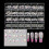 24 Grids Mixed Nails Art Charms Flatback Nail-AB color 1