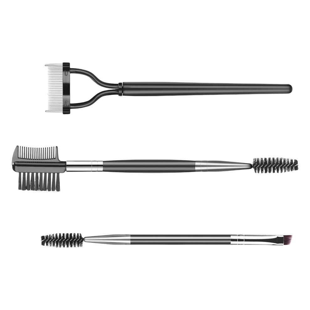 Folding Eyebrow Comb Eyelash Separator Tool Lash Brush-Style 2
