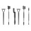 Folding Eyebrow Comb Eyelash Separator Tool Lash Brush-Style 2 2