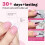150 Pieces French Tip Artificial Nail with Pre Applied Base-11 6