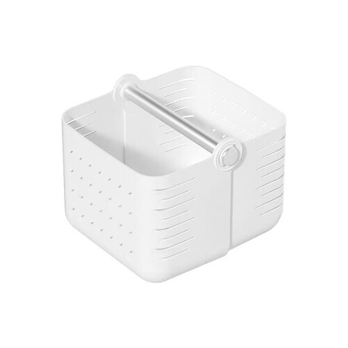 Household Plastic Basket, Premium Storage Solution With Quick Drain Feature For Space Saving Organizer In Kitchen And Bathroom Areas
