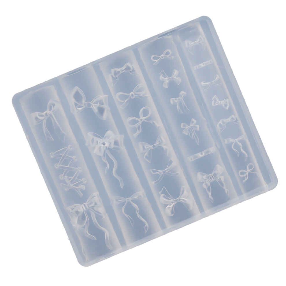 Bows Nail Molds 3D Bowknot Molds Nail Art Silicone Molds Nail