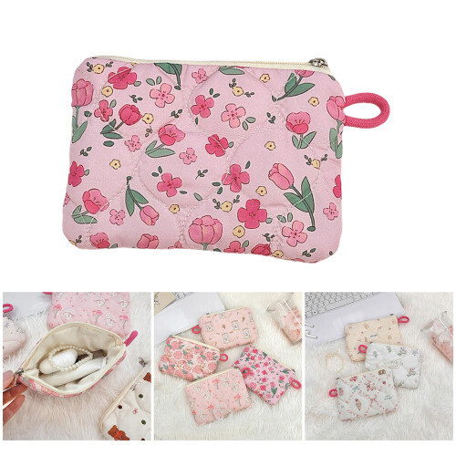 Gesteppte Make-up-Tasche,-Skateboard-Kaninchen 2