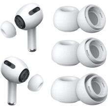3 Pairs Replacement Ear Tips for Airpods Pro and 2nd Generation with Noise Reduction Hole