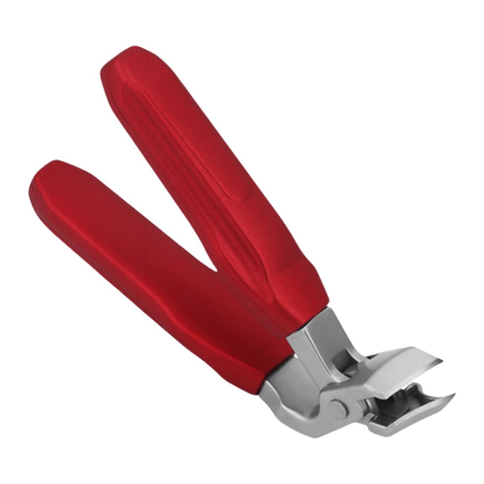 Red Nail Cutter Slanted Tip Cuticle Nail Clippers Cutter