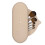 Reise-Make-up-Pinselhalter, Silikon-Kosmetiktasche,-Khaki 1