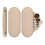 Reise-Make-up-Pinselhalter, Silikon-Kosmetiktasche,-Khaki 6