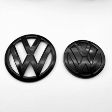 Passend für Volkswagen Golf 7, Motorlogo-Modifikation, schwarzes Logo vorne und hinten (MK7)