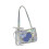 Korean Style Handbag Creative Shoulder Bag with Lace-Silver 1