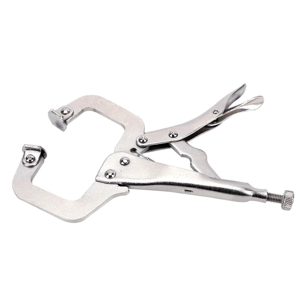 C Clamp Alloy Steel Grip Vise With Swivel Lock Jaw Flexible Head Weld Clip Tenon Locator Woodwork Pincer Tong 9339159623473