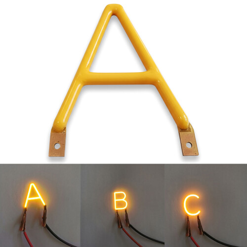 Customizable LED Letters Warm 2200K Light Flexible FPC Design-K 2