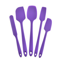 Tacar Spatula Bácála Silicone Solúbtha Éadrom, Spatula Treisithe Cruach Dhosmálta le haghaidh Earraí Cócaireachta Neamhghreamaitheacha,