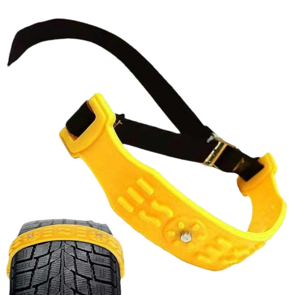Snow Tire Chains Anti Skid Tpu Thickened Car Chains For Most Vehicles Compatible With Trucks Minivans Pickups Grey 9339159623503