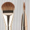 Slanted Makeup Brush for Liquid-Coffee color 5