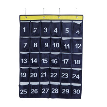 Sistema di smistamento numerico per l'efficienza in classe, organizer da appendere con design a tasca da parete e struttura in materiale resistente,