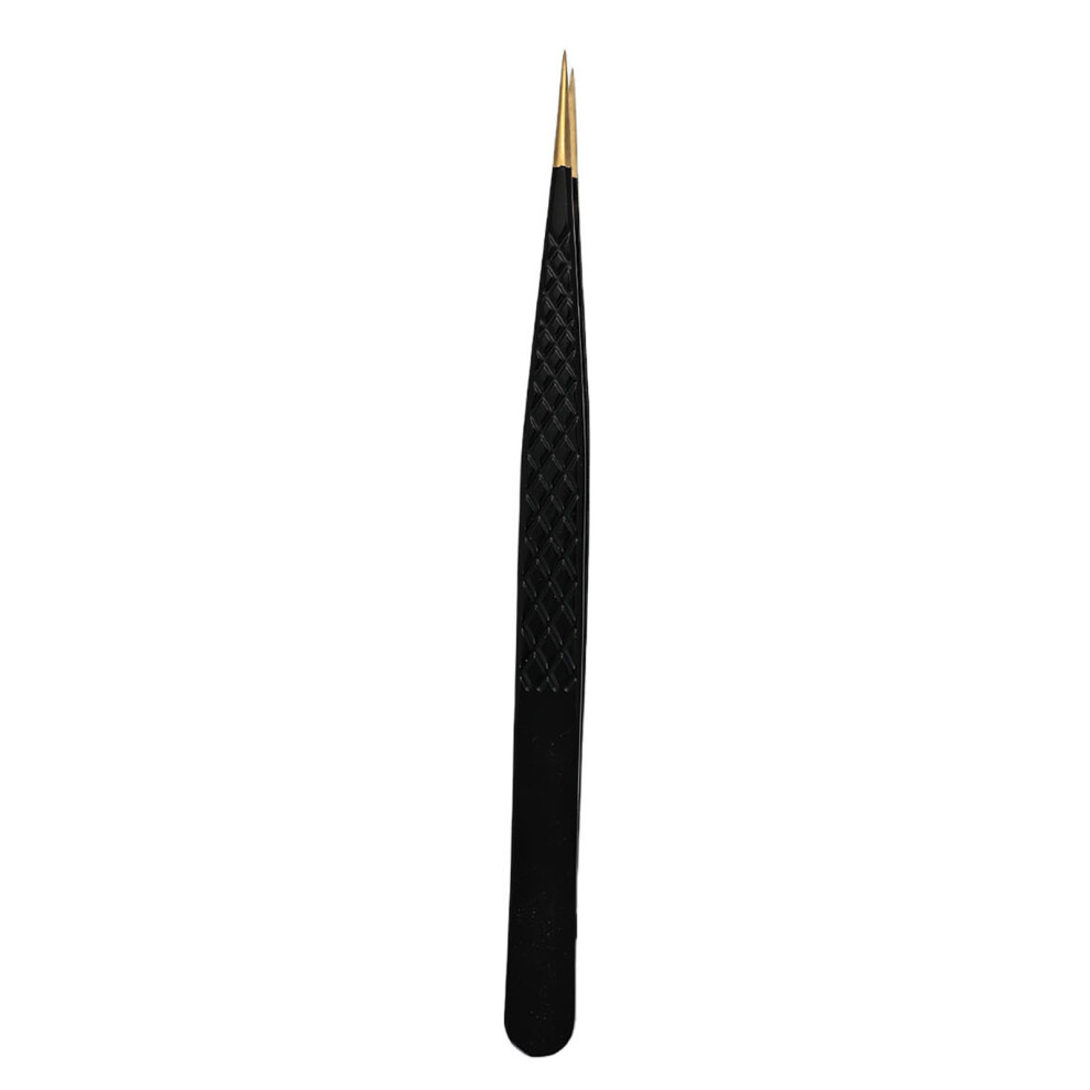 Practical Stainless Steel Nail Art Tweezers With-Peacock clip