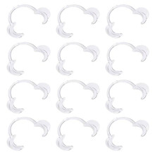 Mouth Opener 12 Pcs Set CShape Cheek Retractors, Mouthpiece Replacement