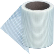 Flexibele gipsplaattape van glasvezelgaas, perfect voor een lange levensduur en zelfklevende reparatie van scheuren in de muur. De sterke lijm zorgt