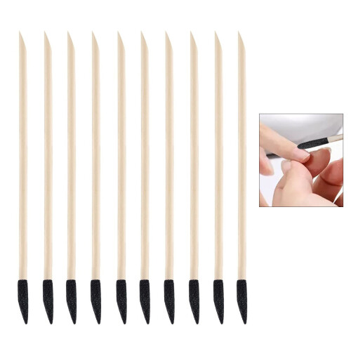 Bâtons de ponçage, 10 pièces, bâtons de bois et de sable pour 1