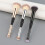 Outil de maquillage multi-usages à double tête, idéal-l'or noir 6