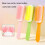Brosse à cheveux en Nylon à coussin à 9 rangées, peigne-Rose 6