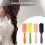 Brosse à cheveux en Nylon à coussin à 9 rangées, peigne-Rose 3