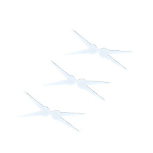 2 In 1 French Manicure Stencil Set Heavy Duty Iron Construction