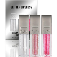 3Pcs Diamond Glitter Lip Gloss Set,Tinted High G/lossy Lip Gloss,G/litter Lip Gl/oss Lipstick,Lip Glo/ss Sets,Hydrating Shimmer Liquid Lipstick