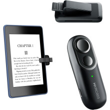 Kindle Flip RF Remote Control eBook Page Converter eReader Accessories for iPad Android Tablets Accessories for Kindles Ultra Light HKRC003 Black