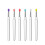 20pcs Silicone Lip Brushes With Protective Caps Makeup-Yellow 2
