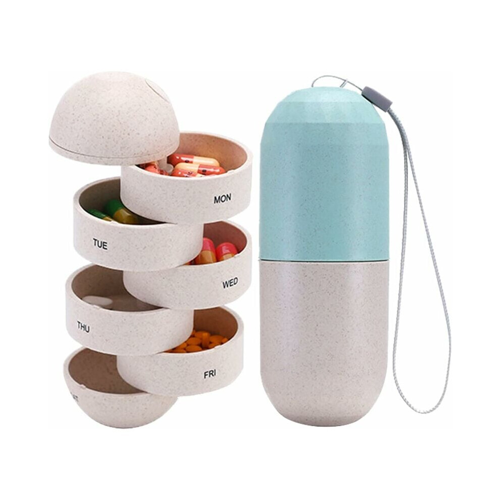 Portable Pill Splitter Crusher, Dishwasher Safe, Travel-friendly Solution For Managing Medications