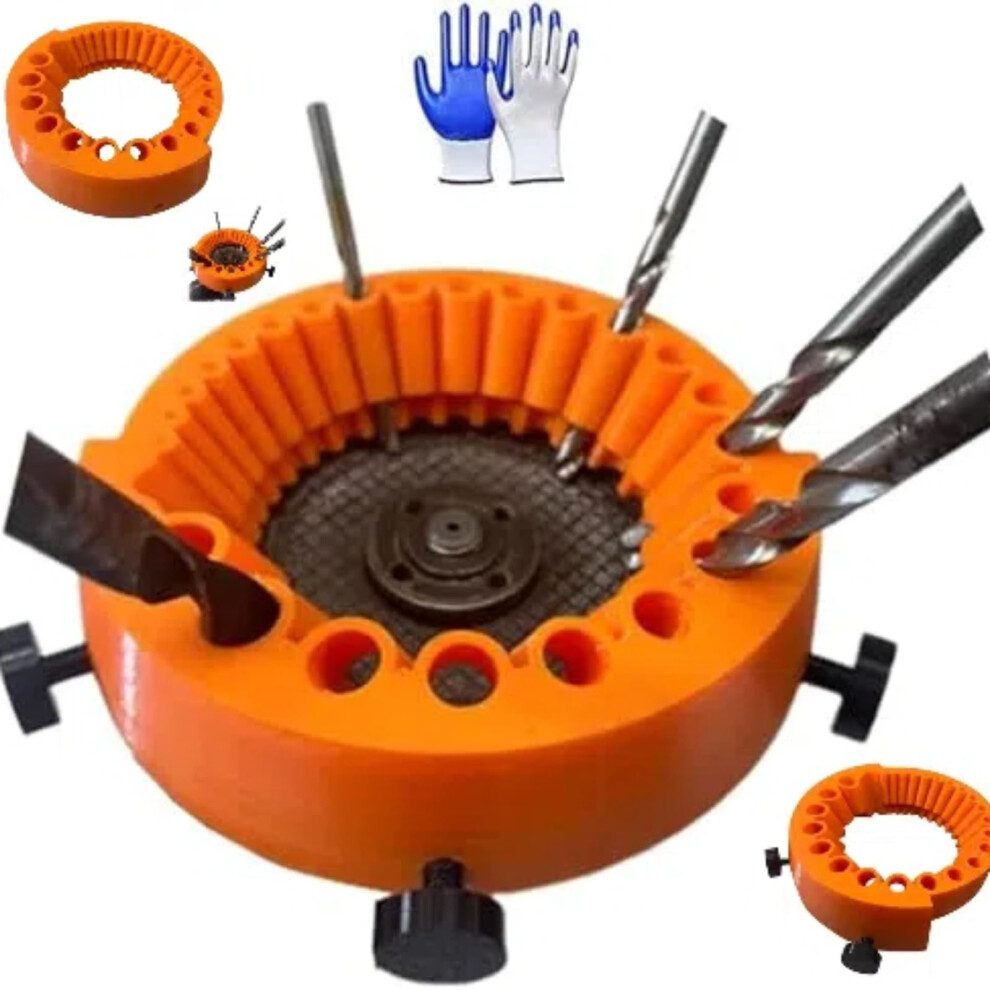 Drill Sharpener Tool 213Mm Drill Bits Sharpening, 125Mm Grinder Angle Grinder Compatible, 2025 Resharpening Tool, 1 Pc 9339159624050