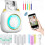 (White) mini printer, mini thermal printer, mini photo printer, mini sticker printer, laser printer, pocket printer, wireless printer 1
