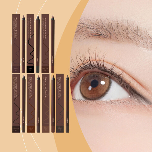 Hypoallergenics Eyeliners With Fine Tip Creates-brown 1