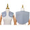 Reusable Waterproof Hairdressing Cape Folding Silicone-Gray 6