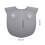 Reusable Waterproof Hairdressing Cape Folding Silicone-Gray 4