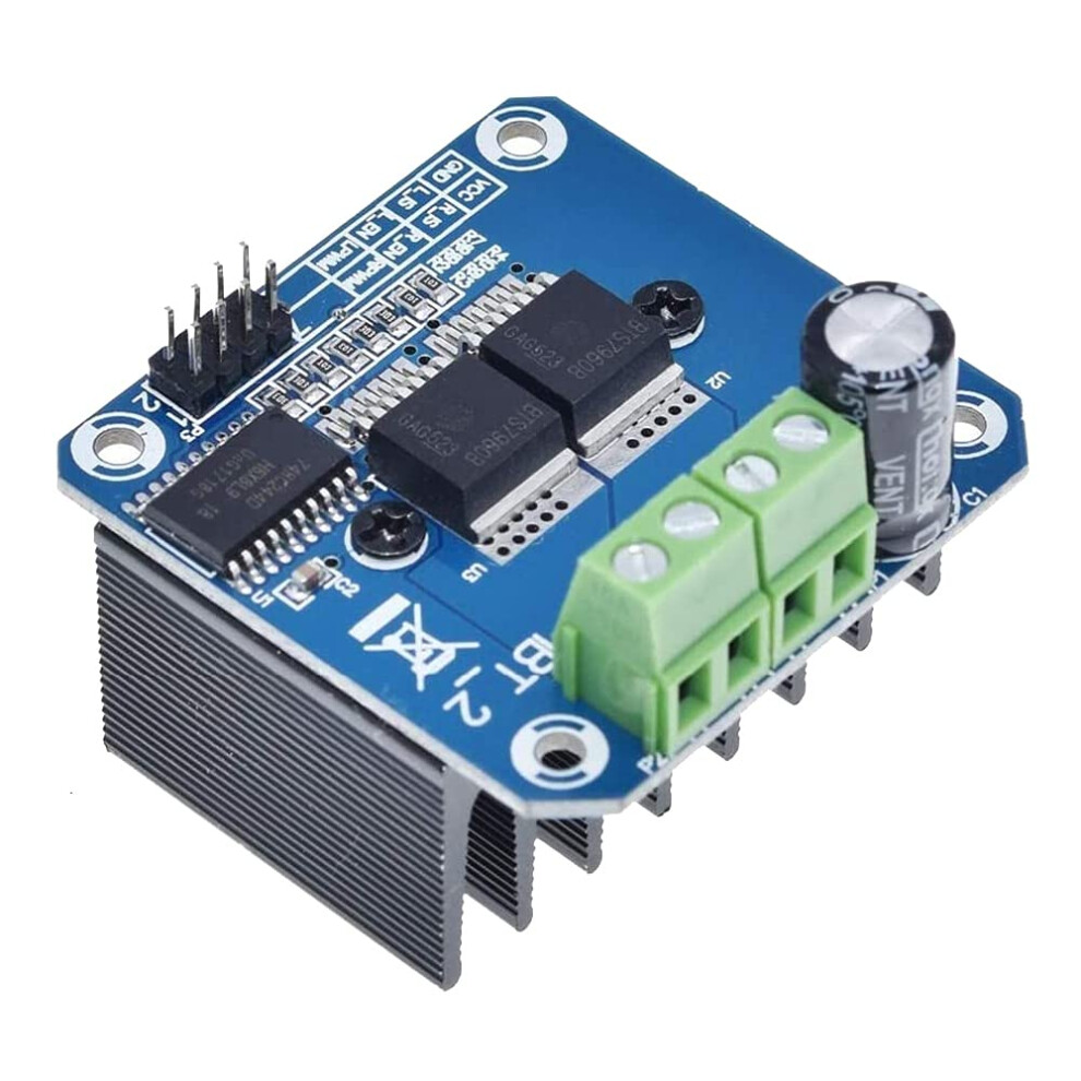 43A Power Motor Driver Module Dual Channel Hbridge Arduino Compatible Current Limit 9323874386171