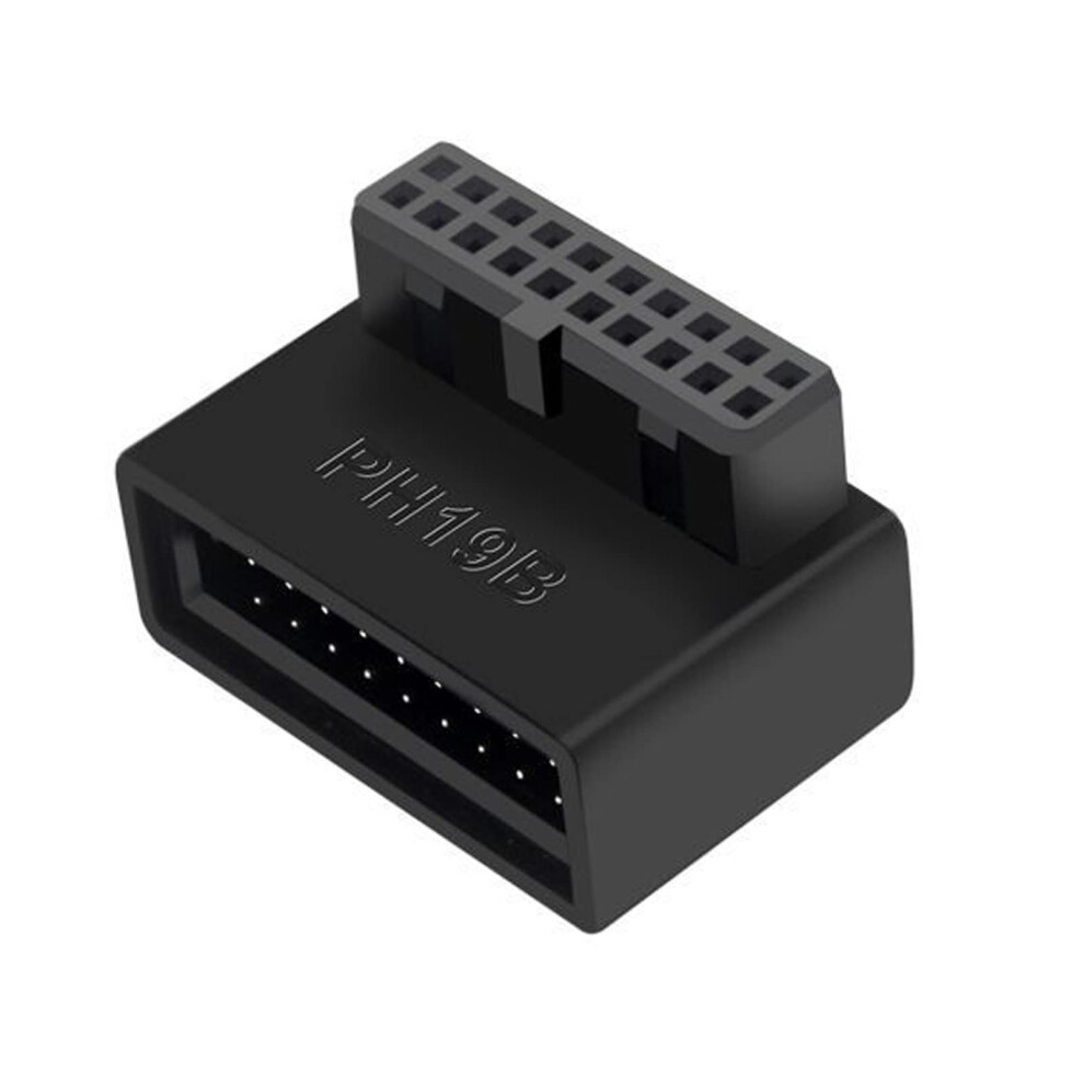 Computer Motherboard Header Adapter Usb 19Pin To 20Pin Converter 90Degree Lshaped Desktop 9067246253646