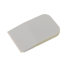 Silicone Cosmetic Brush Streakless Coverage Skin Safe Flat-Gray