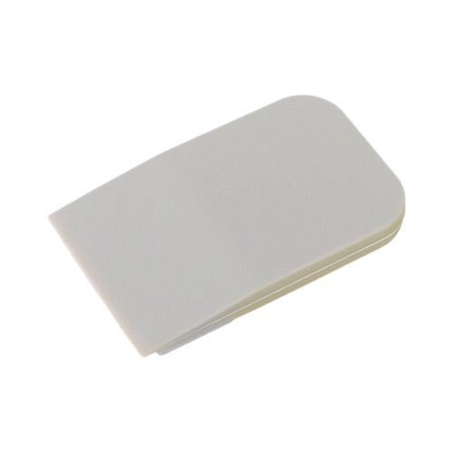 Silicone Cosmetic Brush Streakless Coverage Skin Safe Flat-Gray
