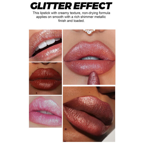Multidimensional Lip Color Creamy Metallic Shine Formula For-02 2