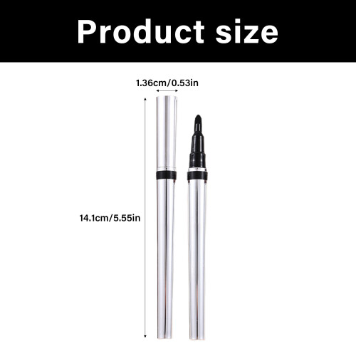 Waterproof Eyeliners Pen Quick Drying Smudge Proof Long-Brown 2 2