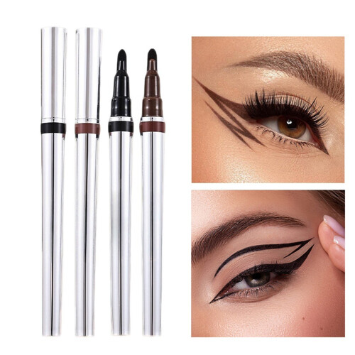 Waterproof Eyeliners Pen Quick Drying Smudge Proof Long-Brown 2 1
