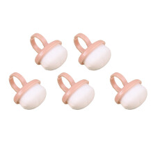 Nail Art Dusting Brush Rings Shaped Nail Art Brush Nail- pink