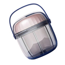 Rotary Pills Box Medication Organizer Pills-Athens powder large