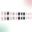 24 Pcs Autumn Winter Press On Nails Square Artificial Nails 5