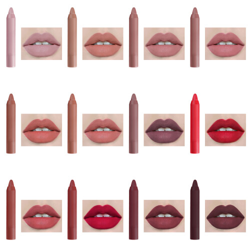 Matte Lipstick Nourishing Lip Stain Moisturizing Lip Gloss-7 1