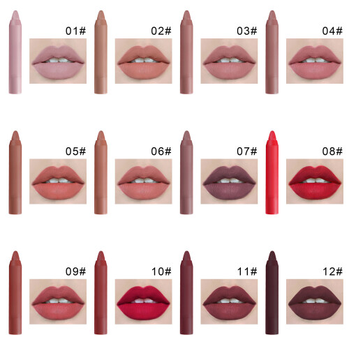 Matte Lipstick Nourishing Lip Stain Moisturizing Lip Gloss-7 2