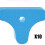 Pack of 10 Elastic Ankle Support Tapes with Flexible-Light blue 5