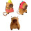 Modern Capybara Stuffed Backpacks With Adjustable Strap-C 2